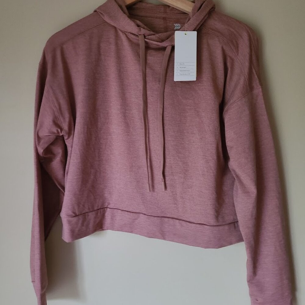 All in Motion 2 Boxy Fit Hip Length Hoodie, Size XS, New